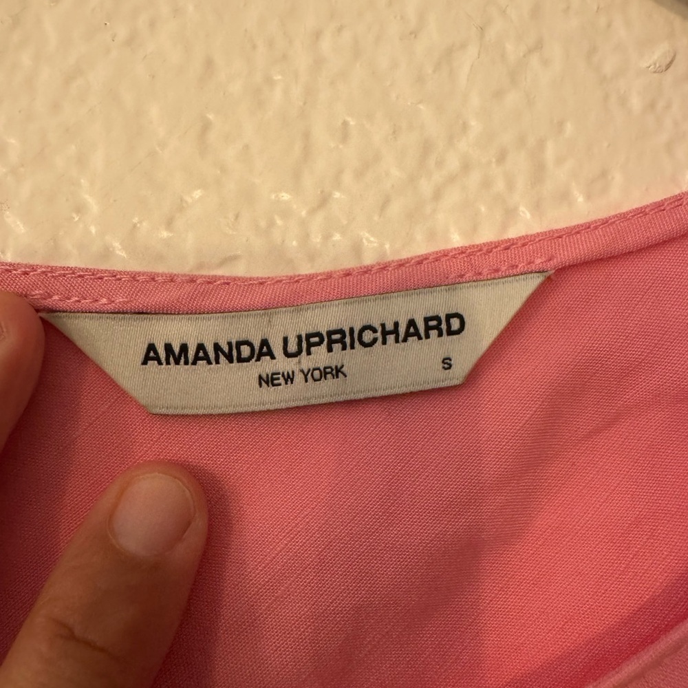 Amanda Uprichard Pink Ruched Mini Dress - Picture 11 of 12